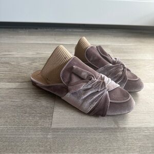 NWT A New Day Target Velvet Bow Slip-On Shoes 8